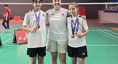 Bursa Büyükşehirli badmintonculardan 3 madalya