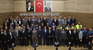 Bursa Emniyeti'nde 70 başarılı personel ödüllendirildi