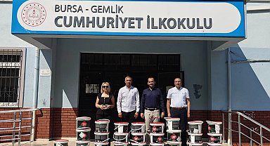 Bursa Gemlik'te eğitime renkli destek