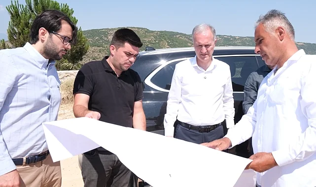 Bursa İnegöl Millet Bahçesi'nde yeşil dönüşüm sürüyor