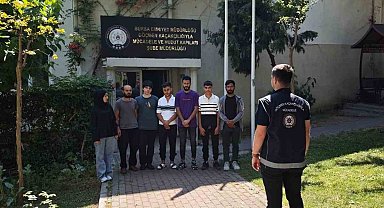 Bursa'da göçmen kaçakçılığı operasyonu: 7 yabancı uyruklu şahıs ve organizatör yakalandı