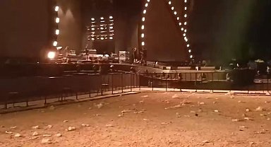 Bursa'da Kültür Yolu Festivali'nde arbede