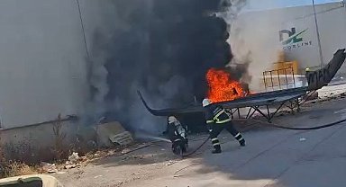 Bursa'da tekstil fabrikasında büyük yangın