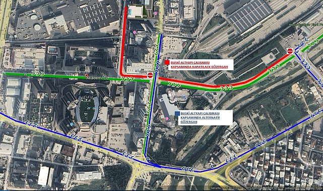 Bursa'da trafik düzenlemesi