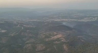 Bursa'da Harmancık Yangını Söndürüldü, Soğutma Çalışmaları Devam Ediyor