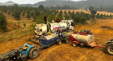 Bursa'daki yangına Kocaeli'den tam destek