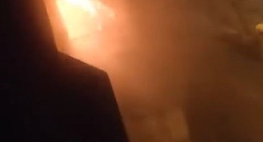 Büyükçekmece'de gece vakti korkutan yangın