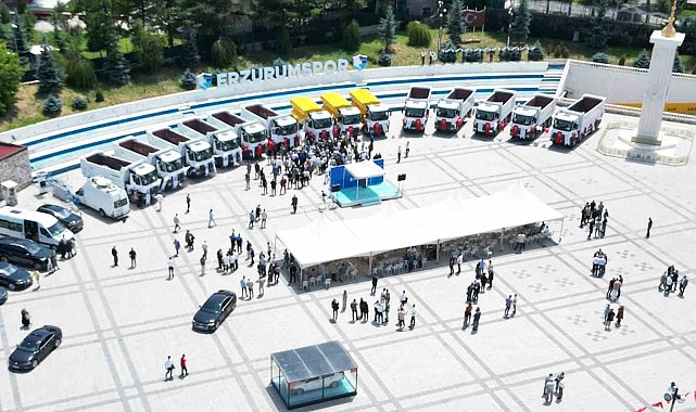 Büyükşehir 19. araç filosunu tanıttı