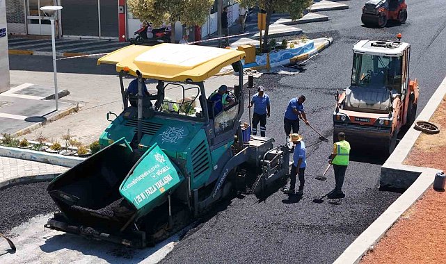 Büyükşehir'in Söke'de yol çalışmaları sürüyor