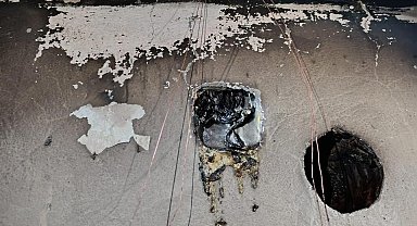 Cami lojmanında prizden yangın çıktı