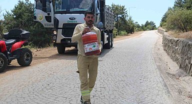 Çamlık Milli Parkı'na tedbir amaçlı su bırakıldı
