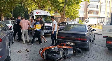 Çan'da trafik kazası: 1 yaralı