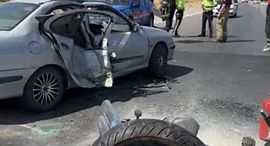 Çanakkale'de otomobil ile motosiklet çarpıştı: 6 yaralı