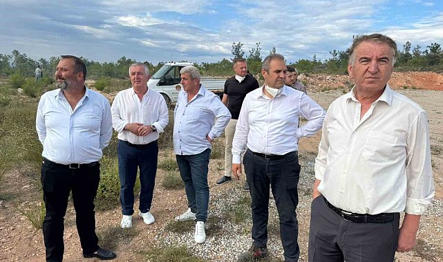 CHP heyeti yangın bölgesinde inceleme yaptı