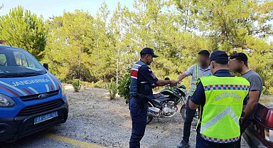 Çine'de jandarmadan sulak ve ormanlık alanlara sıkı denetim