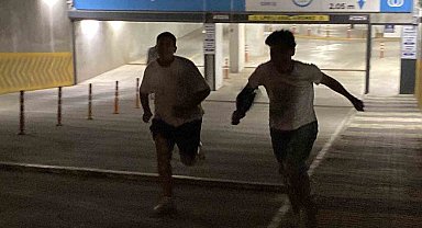 Çocukların otopark görevlisi yaşlı adam ile tepki çeken oyunu