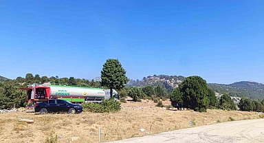 Çöplükte başlayan yangın ormana sıçradı