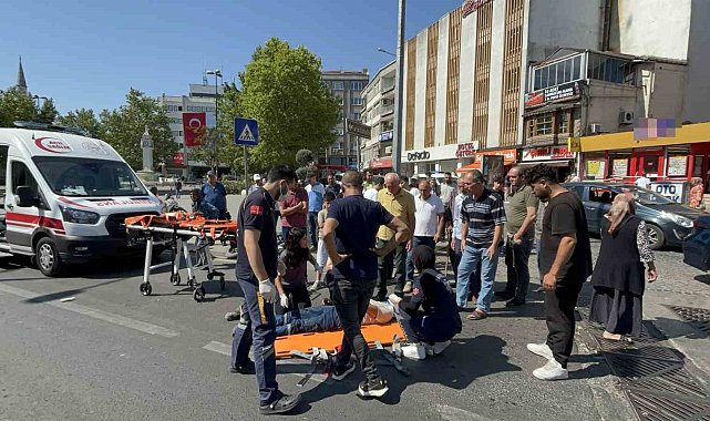 Çorlu'da trafik kazası: 1 yaralı