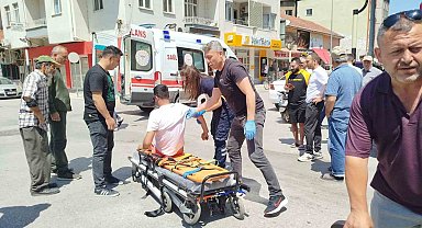 Çorum'da otomobil ile motosiklet çarpıştı: 1 yaralı