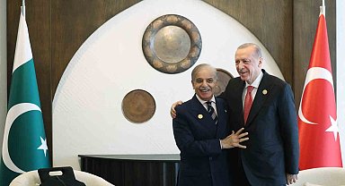 Cumhurbaşkanı Erdoğan, Pakistan Başbakanı Şerif ile görüştü