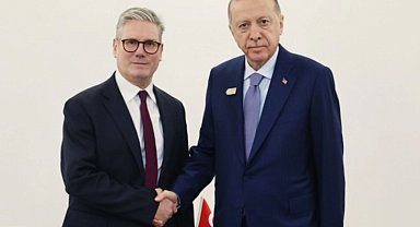 Cumhurbaşkanı Erdoğan Starmer ile görüştü