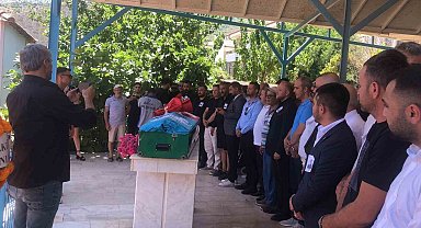 Datça Ülkü Ocakları Başkanı Eren, son yolculuğuna uğurlandı