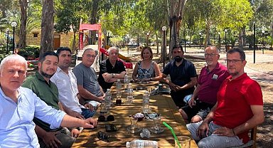 Datça'da meclis üyeleri basın mensupları ile buluştu