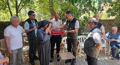 Denizli Orman Bölge Müdürü Köle orman şehitlerinin ailelerini ziyaret etti