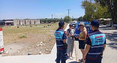 Didim jandarması vatandaşları bilgilendirdi