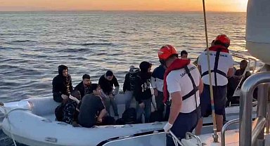 Didim'de 21 düzensiz göçmen kurtarıldı