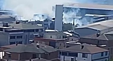 Diler Demir Çelik fabrikasında patlama sonrası yangın çıktı