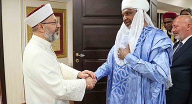 Diyanet İşleri Başkanı Erbaş, Nijer'in Damagaram Sultanı Sanda'yı ağırladı