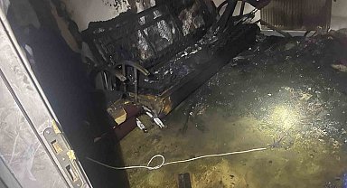 Diyarbakır'da ev yangını