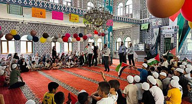 Diyarbakır'da yaz Kur'an kurslarında "Filisten'e Destek" programı