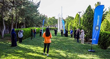 Diyarbakır'da yurttaşlara sabah sporları etkinliği