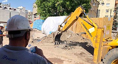 Doğalgaz borusu delindi, vatandaşlar büyük korku yaşadı