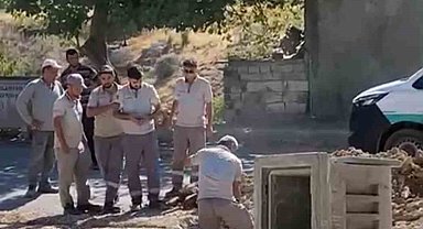 Doğalgaz borusu zarar gördü, korku dolu anlar yaşandı