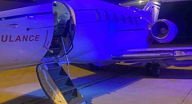 Doğuştan akciğer damarları gelişmeyen bebek uçak ambulansla Ankara'ya sevk edildi