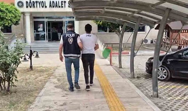 Dörtyol'da hırsızlık şüphelisi şahıs yakalandı