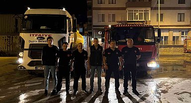 Düzce İtfaiyesi İzmir'e yola çıktı