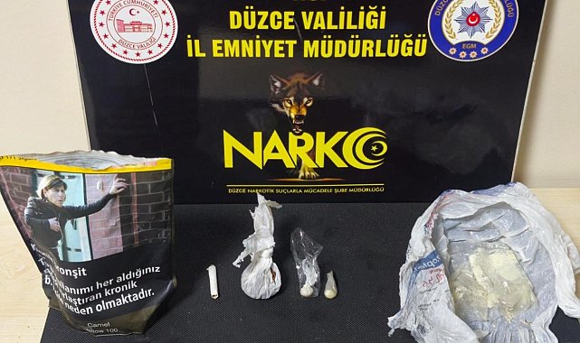 Düzce'de uyuşturucu operasyonunda 1 kişi tutuklandı