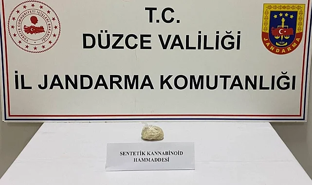 Düzce'de 3 milyon TL'lik uyuşturucu operasyonu