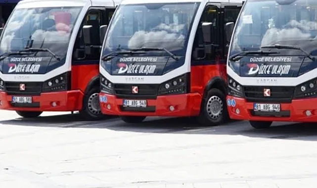 Düzce'de şehir içi ulaşım ücretlerine zam