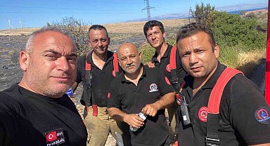 Düzceli ateş savaşçıları Seferihisar'dan Çeşme'ye