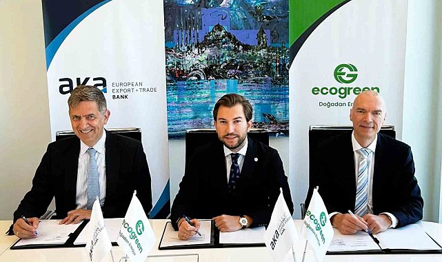 Ecogreen Enerji, Alman bankasıyla 76,7 milyon Euro tutarında finansman sözleşmesi imzaladı