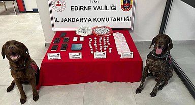Edirne Keşan Jandarması'ndan uyuşturucu operasyonu