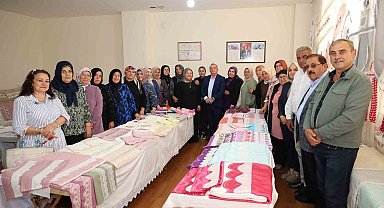 El emeği ürünler bu sergide