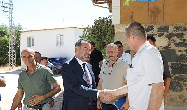 Elazığ Belediye Başkanı Şerifoğulları, incelemelerini sürdürüyor