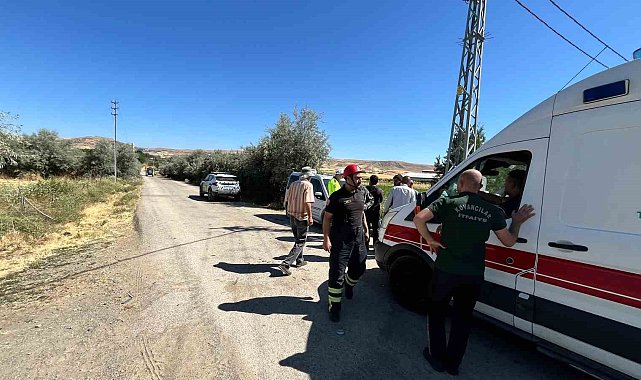 Elazığ'da araç direğe çarptı: 1 yaralı