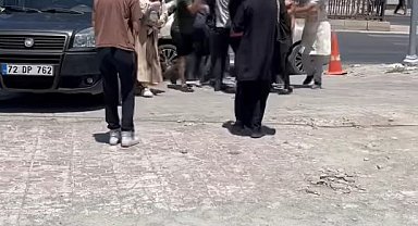 Elazığ'da kaza sonrası kavga kameralara yansıdı